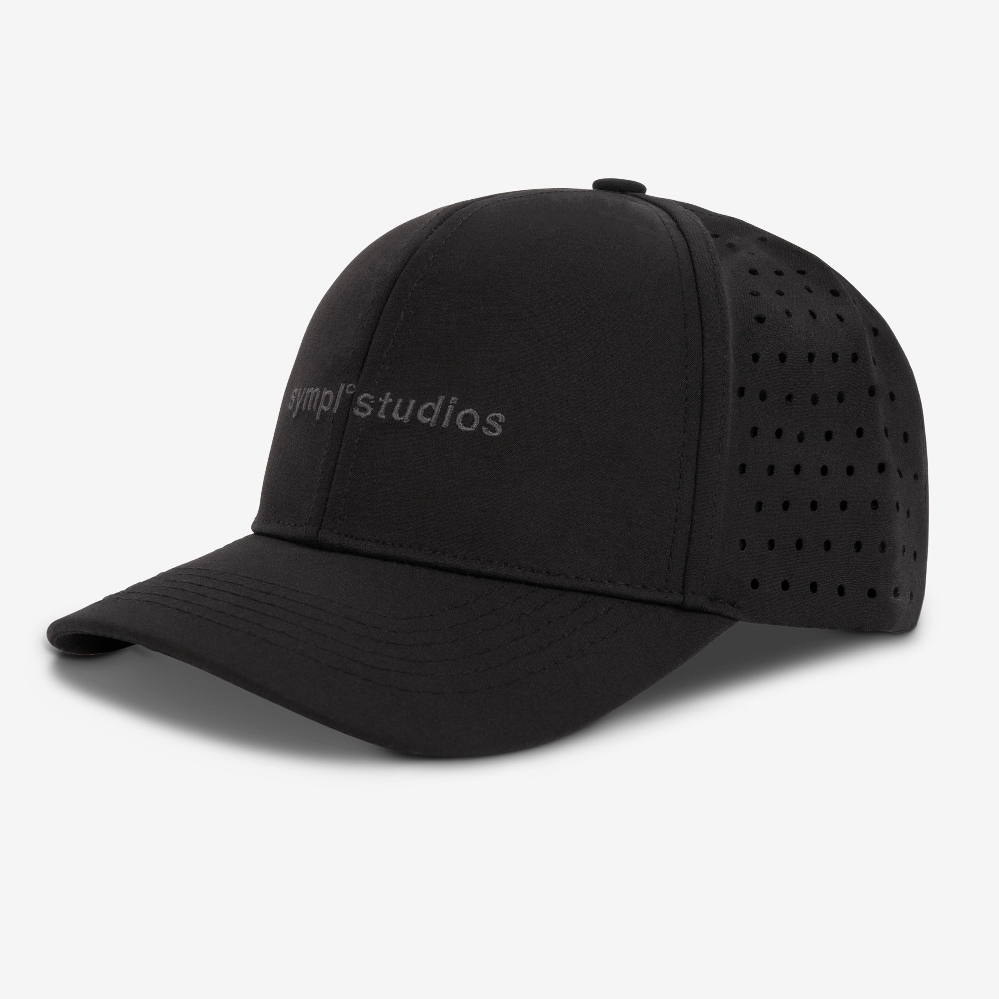 performance hydro hat for running, golf, gym | Black