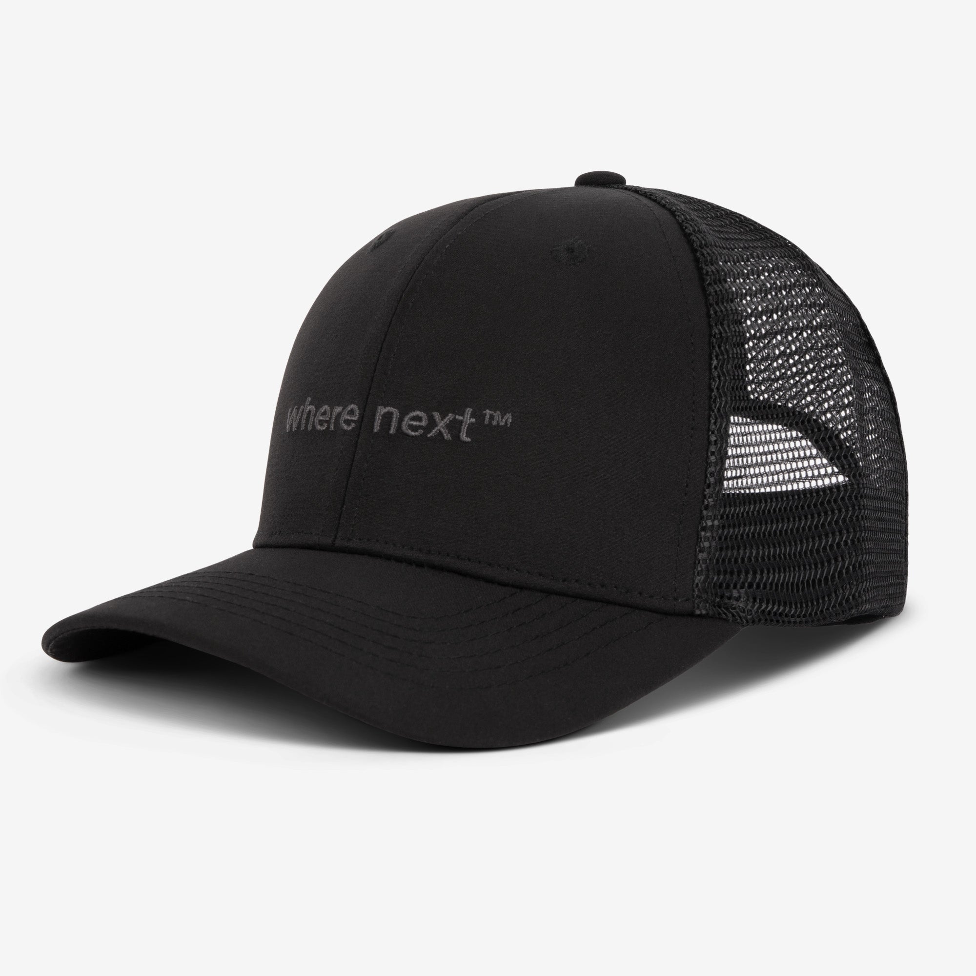 performance hydro hat for running, golf, gym | Black